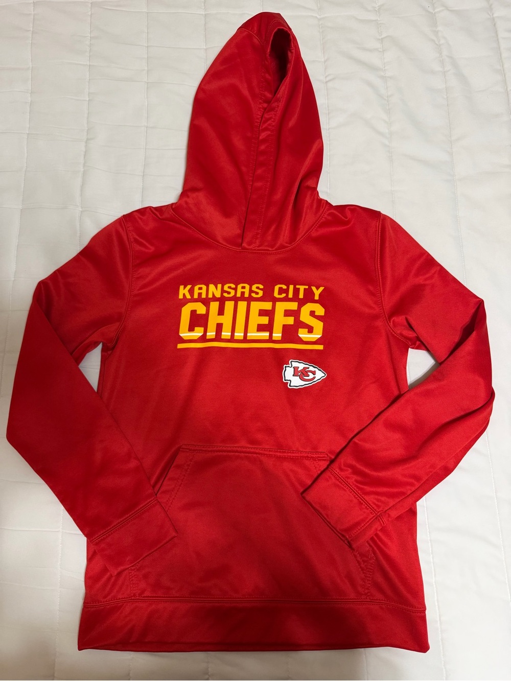 💥 KIDS Kansas City Chiefs Red Logo Hoodie